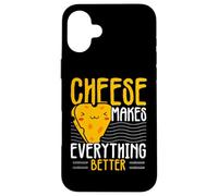 El queso hace que todo sea mejor amante del queso con queso Carcasa para iPhone 16 Plus