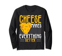 El queso hace que todo sea mejor amante del queso con queso Manga Larga