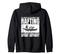 El Rafting es para Personas Inteligentes Hombres Mujeres Rafting en Aguas bravas Sudadera con Capucha