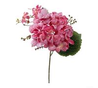 El ramo de hortensias artificiales aporta color y elegancia a la decoración de tu hogar (rojo claro)