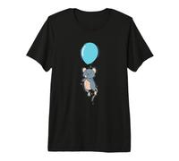El ratón se cuelga en el Globo Camiseta Premium