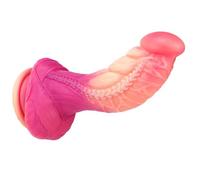 El realista consolador monstruo de silicona líquida presenta un potente diseño de ventosa y es el juguete sexual estimulante definitivo para hombres y mujeres.