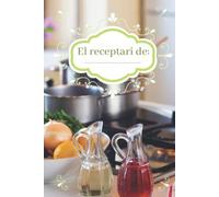 El receptari de: ...: Fantàstic receptari en blanc personalitzable | Fins a 100 receptes! | Ideal per a tu o per a regalar | Qualitat paper crema | Edició verda