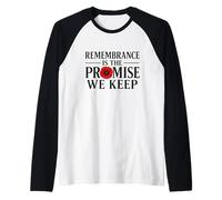 El Recuerdo es la Promesa de Mantener una deuda Que no Puede Camiseta Manga Raglan