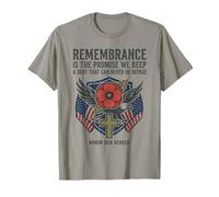 El Recuerdo es la Promesa Que cumplimos honrando a Nuestros héroes 5 Camiseta
