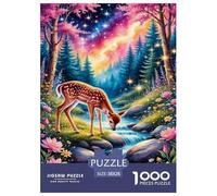 El Refinado Doe Rompecabezas Imposible,desafío para Adultos Animaleses Juego EduGatoivo 1000 Piezas Obra De Arte De Juego De para Adultos Y Niños A Partir De 12 Años 38x26cm/1000pcs