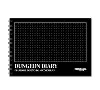 El Refugio de Ryhope Dungeon Diary: Diario de diseño de Mazmorras, Juego de rol, A Partir de 12 Años, De 2 a 6 Jugadores, 30-90 Minutos por Partida, Español