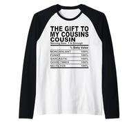 El regalo a mis primos primo nutrición hecho divertido hombres mujeres Camiseta Manga Raglan