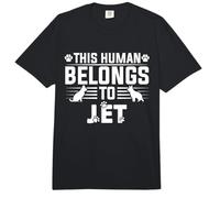 El Regalo de Jet con Nombre de Perro Pertenece a Pet Dog Jet Comfort Colors Adult Heavyweight T-Shirt