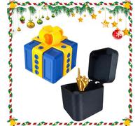 El Regalo Molesto, Caja de Regalo con Tornillos, La Caja de Broma - Divertido Desafío de Tornillos con Sorpresa de Dedos Medios, Regalos Graciosos para Navidad, Cumpleaños, Halloween y Oficina