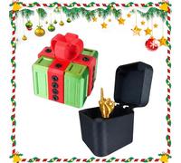 El Regalo Molesto, Caja de Regalo con Tornillos, La Caja de Broma - Divertido Desafío de Tornillos con Sorpresa de Dedos Medios, Regalos Graciosos para Navidad, Cumpleaños, Halloween y Oficina