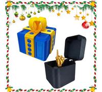 El Regalo Molesto, Caja de Regalo con Tornillos, La Caja de Broma - Divertido Desafío de Tornillos con Sorpresa de Dedos Medios, Regalos Graciosos para Navidad, Cumpleaños, Halloween y Oficina