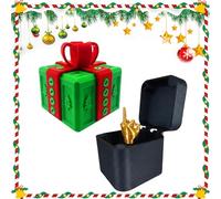 El Regalo Molesto, Caja de Regalo con Tornillos, La Caja de Broma - Divertido Desafío de Tornillos con Sorpresa de Dedos Medios, Regalos Graciosos para Navidad, Cumpleaños, Halloween y Oficina