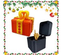 El Regalo Molesto, Caja de Regalo con Tornillos, La Caja de Broma - Divertido Desafío de Tornillos con Sorpresa de Dedos Medios, Regalos Graciosos para Navidad, Cumpleaños, Halloween y Oficina