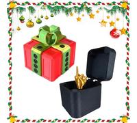 El Regalo Molesto, Caja de Regalo con Tornillos, La Caja de Broma - Divertido Desafío de Tornillos con Sorpresa de Dedos Medios, Regalos Graciosos para Navidad, Cumpleaños, Halloween y Oficina