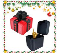 El Regalo Molesto, Caja de Regalo con Tornillos, La Caja de Broma - Divertido Desafío de Tornillos con Sorpresa de Dedos Medios, Regalos Graciosos para Navidad, Cumpleaños, Halloween y Oficina