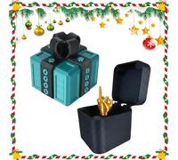 El Regalo Molesto, Caja de Regalo con Tornillos, La Caja de Broma - Divertido Desafío de Tornillos con Sorpresa de Dedos Medios, Regalos Graciosos para Navidad, Cumpleaños, Halloween y Oficina