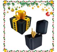 El Regalo Molesto, Caja de Regalo con Tornillos, La Caja de Broma - Divertido Desafío de Tornillos con Sorpresa de Dedos Medios, Regalos Graciosos para Navidad, Cumpleaños, Halloween y Oficina