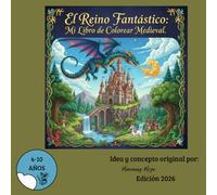 El Reino Fantástico: Mi libro De Colorear Medieval