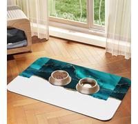 El resentimiento del Lobo,Tapete Impermeable para Comida de Mascotas, manteles Individuales para Comida y Agua para Perros y Gatos, tapetes de Cuero sintético para Comida.,40x60cm