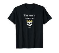 El Resto es Silencio Hamlet Shakespeare Cita Camiseta