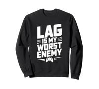 El retraso es mi Peor Humor de Jugador Enemigo Sudadera