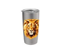 El rey de las bestias, león, confianza en sí mismo, España Vaso térmico de acero inoxidable de doble pared