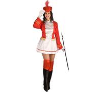 El Rey del Carnaval Disfraz de Majorette Roja para Mujer