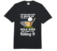 El Rey del Golf, aquí lo Estoy Matando, Divertida Cita de campeón de Golf Comfort Colors Adult Heavyweight T-Shirt