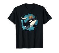 El rey marino definitivo en esta obra de arte de orca Camiseta