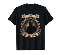 El Rey mentiroso tipografía política Vintage gráfico Camiseta