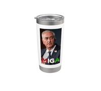 El REY, Reza PAHLAVI, IRÁN, Libre, BANDERA, LEÓN, ÚLTIMA BATALLA Vaso térmico de acero inoxidable de doble pared