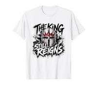 El Rey Todavía Reina Cristiano Fe Cruz Guerrero Camiseta