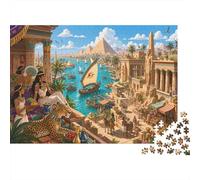 El río Nilo en el Antiguo Egipto Puzzle 1000 Piezas, Juego de Mesa