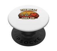 El Ritmo continúa - Sobreviviente de un Ataque cardíaco - Recuperación cardíaca PopSockets PopGrip Adhesivo