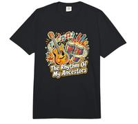 El Ritmo de mis antepasados Herencia de la música Latina Comfort Colors Adult Heavyweight T-Shirt