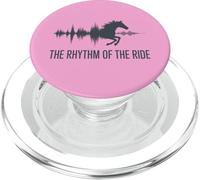 El Ritmo del Caballo Paseo Forma De Onda Diseño Ecuestre PopSockets PopGrip para MagSafe