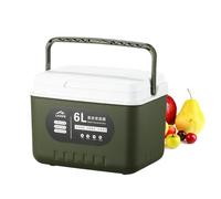 El Robusto Refrigerador De Hielo De Alto Rendimiento Portátil De 5.4 Qt De 5.4 Qt con Aislamiento De Múltiples | Caja Enfriamiento Compacta para Uso Personal De Acampar, Picnic, Playa, Viajes