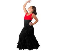 El Rocio desde 1980 Faldas De Flamenco para Niñas Modelo Salón (FR/ES, Edad, 8 años, Regular, Negro)