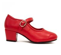 El Rocio desde 1980 Zapato de Flamenca Gitanilla para niñas (Rojo, Sistema Tallas Calzado EU, Niño (0-5 años), Números, Mediano, 25)