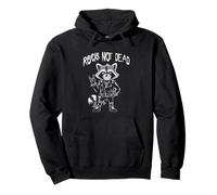 El rock no está muerto Cool Raccoon Heavy Punk Rock 'N Roll Sudadera con Capucha