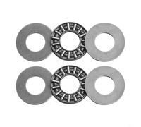 El rodamiento de rodillos de aguja del empuje de la carga pesada fijó 2 AXK1226 y 4 lavadoras AS1266 para la operación eficiente