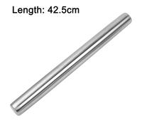 El rodillo de acero inoxidable liso tiene un diseño ideal para fondant, masa de tarta, galletas, pasteles, pasta y masa de pizza.