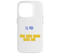 EL ROI. El Dios que me ve. ¡Dios te ve! Cristiano, Alegría Carcasa para iPhone 14 Pro