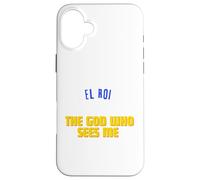 EL ROI. El Dios que me ve. ¡Dios te ve! Cristiano, Alegría Carcasa para iPhone 16 Plus