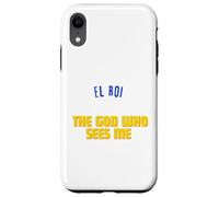 EL ROI. El Dios que me ve. ¡Dios te ve! Cristiano, Alegría Carcasa para iPhone XR