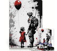 El Rojo no es Sangre Rompecabezas de 1000 Piezas para Adolescentes Juguete de lógica Mental Tranquilo, Firme y fácil de Cortar Artículo de Santa Claus (50x75cm)