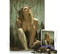 El Rompecabezas La emperatriz floreciente del Renacimiento, NINFA del Bosque para Adolescentes, 1000 Piezas, para Mejorar la Memoria, Tiempo Libre, Bordes limpios, un Regalo Encantador 38x26cm