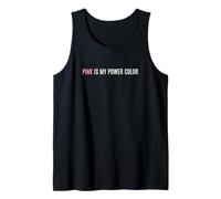 El Rosa es mi Identidad de liderazgo Femenino de Color de Poder Camiseta sin Mangas