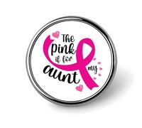El rosa es para mi madrina. Conjuntos de pines esmaltados. Lucha contra el cáncer. Pines de guerreros con cinta rosa para mochilas. Pins de cinta rosa para supervivientes de cáncer. Conjunto de pin
